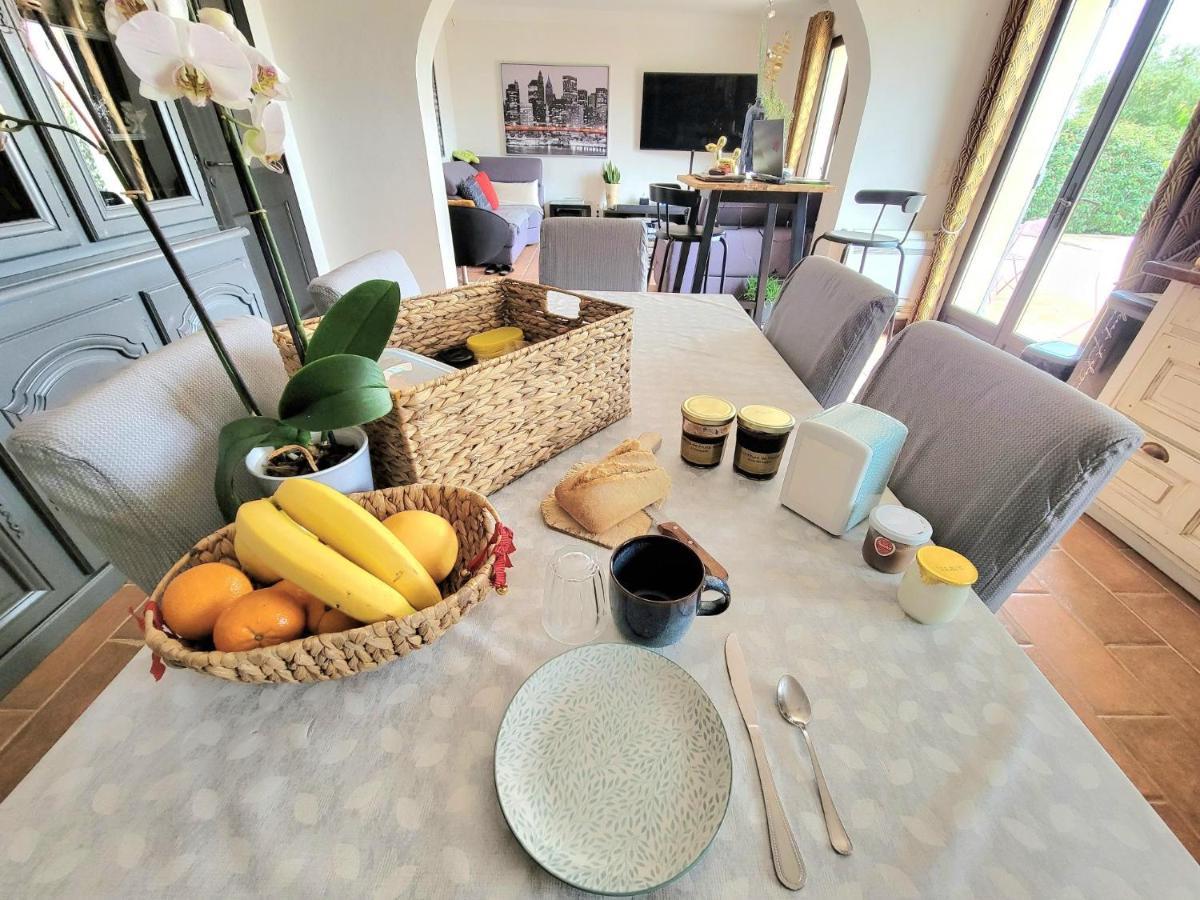 Dependance Villa Tropez 르 뤽 외부 사진